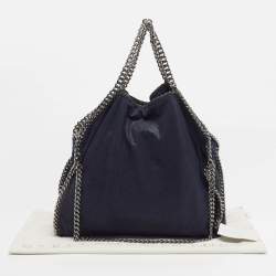 Pre Owned حقيبة يد توتس ستيللا مكارتني فالابيلا سويدي صناعي أزرق كحلي صغيرة