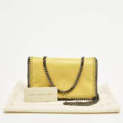 Pre Owned حقيبة كروس بودي ستيلا مكارتني فالابيلا سويدي صناعي أصفر