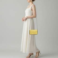 Pre Owned حقيبة كروس بودي ستيلا مكارتني فالابيلا سويدي صناعي أصفر