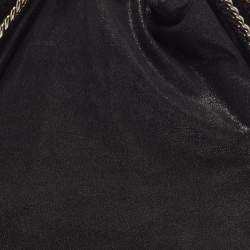 مملوكة مسبقًا Stella McCartney Falabella Small Black Faux Suede Tote