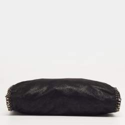 مملوكة مسبقًا Stella McCartney Falabella Small Black Faux Suede Tote