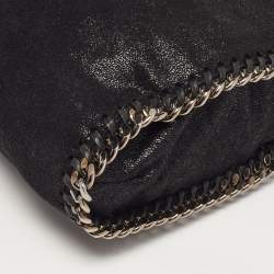 مملوكة مسبقًا Stella McCartney Falabella Small Black Faux Suede Tote
