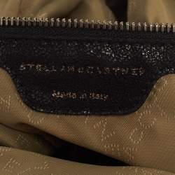 مملوكة مسبقًا Stella McCartney Falabella Small Black Faux Suede Tote