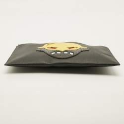 Pre Owned Stella McCartney Super Hero Multicolor Faux Leather Clutch