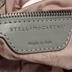 Pre Owned Stella McCartney Falabella Small Grey Faux Suede Tote