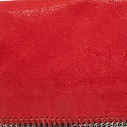 مملوكة مسبقًا حقيبة كلاتش ستبلا مكارتني فول سيود صناعي فوشيا قابلة للطي 