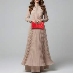 مملوكة مسبقًا حقيبة كلاتش ستبلا مكارتني فول سيود صناعي فوشيا قابلة للطي 