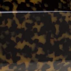Pre Owned Stella McCartney Black/Brown Plexiglass Lucia Clutch