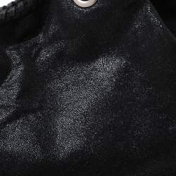 Pre Owned Stella McCartney Black Faux Leather Bucket Bag