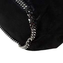 Pre Owned Stella McCartney Black Faux Leather Bucket Bag