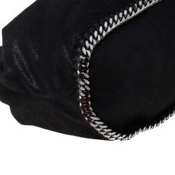 Pre Owned Stella McCartney Black Faux Leather Bucket Bag