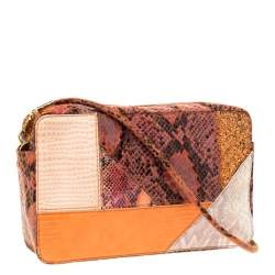 Pre Owned حقيبة كتف ستيلا مكارتني وافيرلي جلد صناعي و غليتر متعدد الألوان