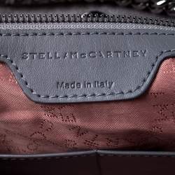 Pre Owned Stella McCartney Grey Faux Leather Falabella Shopper Tote
