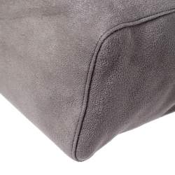 Pre Owned Stella McCartney Grey Faux Leather Falabella Shopper Tote