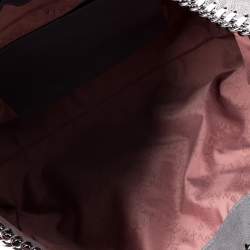 Pre Owned Stella McCartney Grey Faux Leather Falabella Shopper Tote