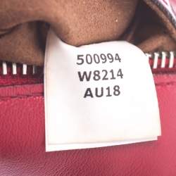 Pre Owned Stella McCartney Red Leather Stella Star Crossbody Bag