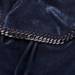 Pre Owned Stella McCartney Midnight Blue Faux Leather Falabella Backpack