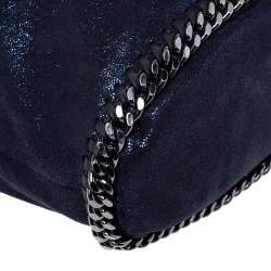 Pre Owned Stella McCartney Midnight Blue Faux Leather Falabella Backpack