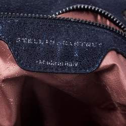 Pre Owned Stella McCartney Midnight Blue Faux Leather Falabella Backpack