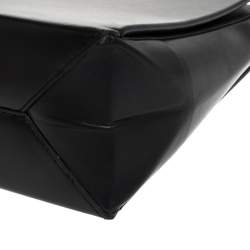 مملوكة مسبقًا حقيبة كتف ستيلا ماكارتني بسحاب ملتف جلد سوداء