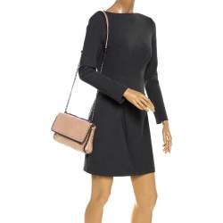 Pre Owned حقيبة كتف ستيلا مكارتني "فالابيلا" جلد صناعي وردي فاتح