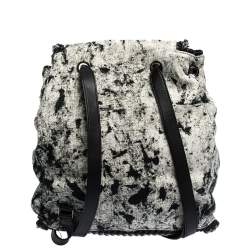 Pre Owned Stella McCartney Grey Canvas and Leather Falabella Backpack