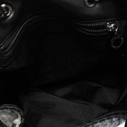 Pre Owned Stella McCartney Grey Canvas and Leather Falabella Backpack