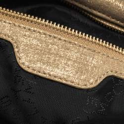 Pre Owned Stella McCartney Gold Faux Leather Small Falabella Tote