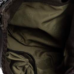 Pre Owned Stella McCartney Grey Faux Leather Crossbody Bag