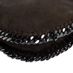 Pre Owned Stella McCartney Grey Faux Leather Crossbody Bag