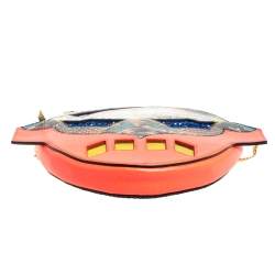 Pre Owned حقيبة كلتش بسلسلة ستيلا مكارتنى سوبرهيرو جلد صناعى نقش ثعبان متعددة الألوان