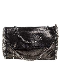 Pre Owned حقيبة كتف ستيلا مكارتني "فالابيلا" قلاب جلد صناعي رصاصي 