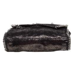 Pre Owned حقيبة كتف ستيلا مكارتني "فالابيلا" قلاب جلد صناعي رصاصي 