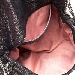 Pre Owned حقيبة كتف ستيلا مكارتني "فالابيلا" قلاب جلد صناعي رصاصي 