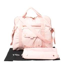 Pre Owned Stella McCartney Light Pink Nylon Fern Diaper Bag