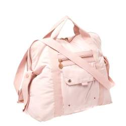 Pre Owned Stella McCartney Light Pink Nylon Fern Diaper Bag