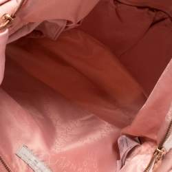 Pre Owned Stella McCartney Light Pink Nylon Fern Diaper Bag