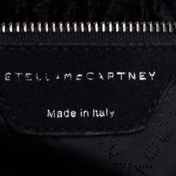 مملوكة مسبقًا حقيبة يد ستيلا ماكرتني فالابيا صغيرة جلد صناعي سوداء  