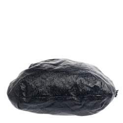 Pre Owned Stella McCartney  Navy Blue Faux Leather Polly Hobo