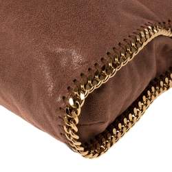 Stella McCartney Brown Faux Suede Small Falabella Tote