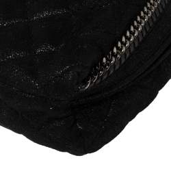 Pre Owned Stella McCartney Black Faux Leather Falabella Backpack