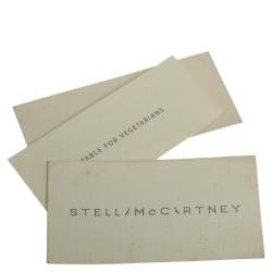 Pre Owned حقيبة يد ستيلا ماكرتني فالابيلا صغيرة جلد نقش ثعبان صناعي أسود/ أزرق