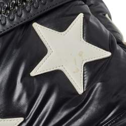 Pre Owned Stella McCartney Black Nylon Falabella Go Stars Backpack