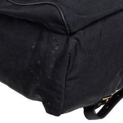 Pre Owned Stella McCartney Black Nylon and Leather Falabella Backpack