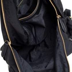 Pre Owned Stella McCartney Black Nylon and Leather Falabella Backpack