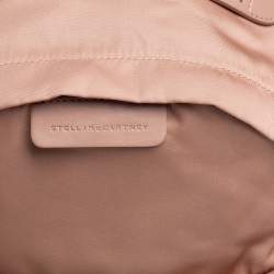 Pre Owned Stella McCartney Beige Nylon and Faux Leather Falabella Backpack