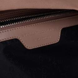 Pre Owned Stella McCartney Beige Nylon and Faux Leather Falabella Backpack