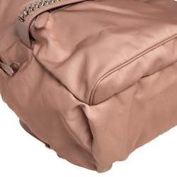 Pre Owned Stella McCartney Beige Nylon and Faux Leather Falabella Backpack