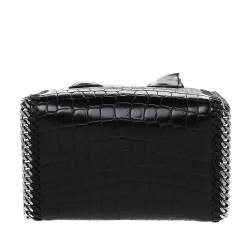 Pre Owned حقيبة يد توتس ستيلا مكارتني فالابالا جلد نقشة التمساح صناعي سوداء