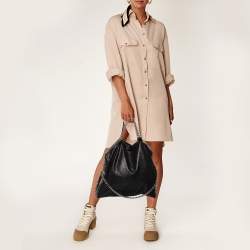 Pre Owned حقيبة يد توتس ستيلا مكارتني فالابيلا جلد صناعي أسود صغيرة